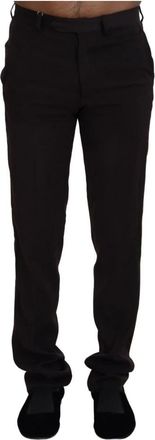 Bencivenga Elegante Italiaanse Bruine Pakbroek - Heren - Slim Fit Broeken - Bruin - S - Broeken