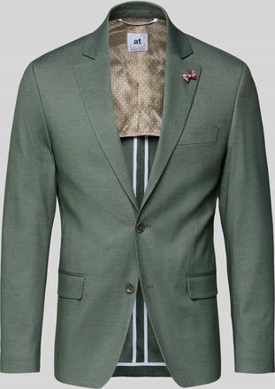 Atelier Torino Slim Fit 2-Knopf-Sakko mit Pattentaschen in Gruen, Gr&ouml;&szlig;e 46