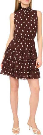 1.State High Neck Minidress in Mahogany at Nordstrom Rack, Size X-Large