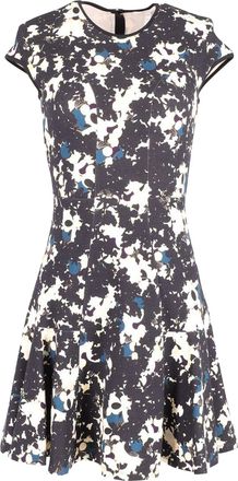 Erdem Erdem Printed Dress in Black Polyester