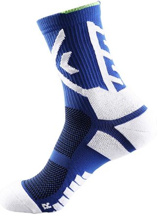 Generic Basketball Socks Cushioned Athletic Sports Crew Socks For Men & Women Accessories for Home Workout Daily Life (Dark Blue, One Size)