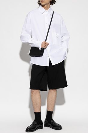 Jacquemus Wool Shorts, Mens, Black