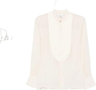 Victoria Beckham Blusa con inserti - Toni neutri