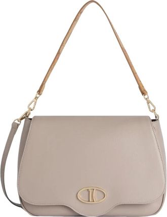 Alviero Martini 1A Classe Shoulder Bags, female, Beige, ONE SIZE, Tracolla con Patta Grande Ld54 M631