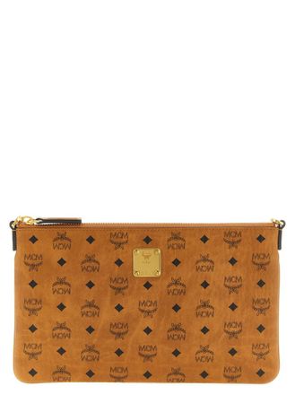 MCM Brown Aren Medium Crossbody Bag