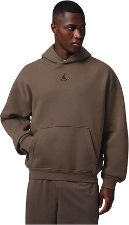 Nike Jordan Brooklyn Oversized Fleece Pullover Hoodie - Heren - Sport - Bruin - Maat: XL Fleece