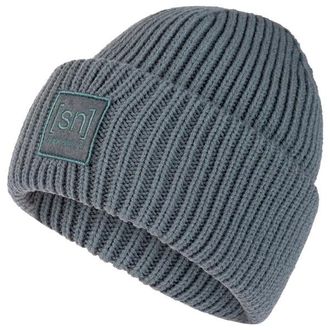 super.natural Krissini Beanie M&uuml;tze - Unisex | grau/blau
