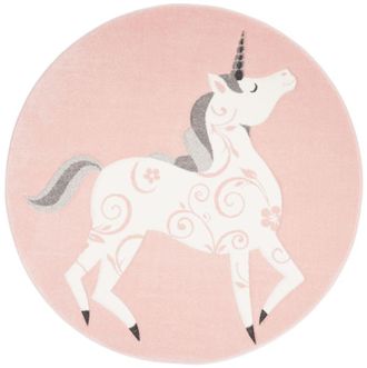 Safavieh Alfombra rosa/marfil 122 x 122 cm