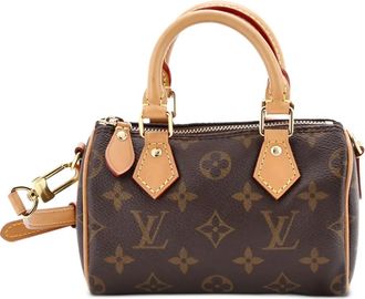 Louis Vuitton Speedy Bandouliere NM Bag Monogram Canvas Nano crossbody bag - Bruin
