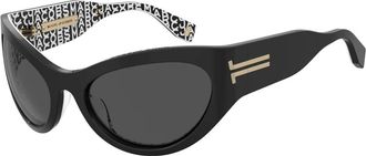 Marc Jacobs Zonnebril - Dames - Zonnebrillen - Zwart - 61 MM - Accessoires