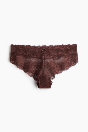 H&M 2er-Pack Hipster aus Spitze - Brown