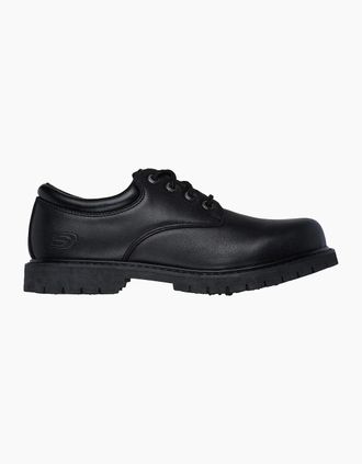 Skechers Mens Skechers Work COTTONWOOD CANTIX Mens Occupational Shoes Black - Size: 10.5