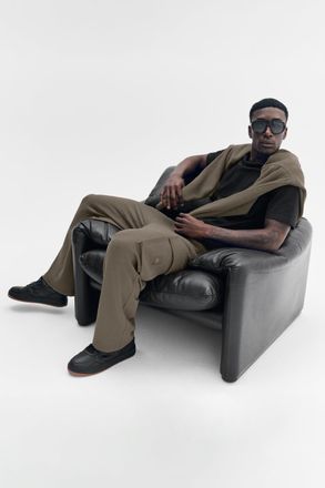 Alo | Double Take Cargo Pants in Olive Tree Green, Size: Medium