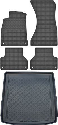 OEM Audi A4 B9 Kombi Desde Noviembre De 2015. Juego De Alfombrillas De Goma Para Coche Y Maletero