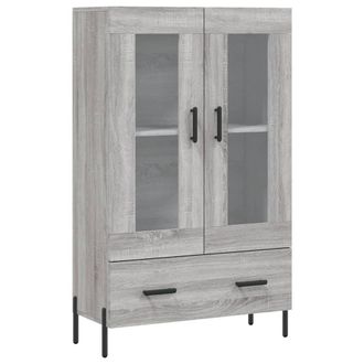 Berkfield Home Highboard Grey Sonoma 69.5x31x115 cm Engineered Wood