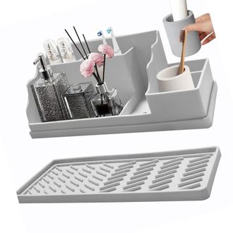 OEM El Dispensador Liso Para Encimera Almacena Perfectamente El - Gris