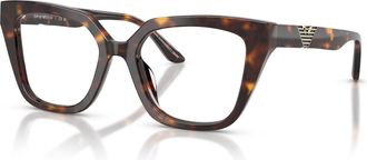 Emporio Armani 0ea3267u Oversized Square Tortoiseshell Acetate Sunglasses