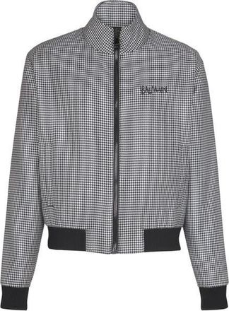 Balmain Houndstooth wool jacket in Black at Nordstrom, Size 56 It