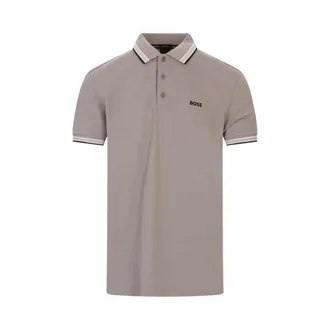 HUGO BOSS Hugo, Polo Shirts, male, Gray, Size: 2XL Paddy Polo Shirt
