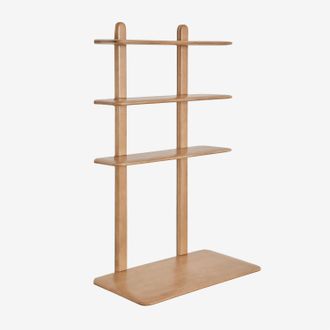 Sklum Escritorio Con Estanter&iacute;a En Madera Veleta Sklum &x2194&xfe0e 80 Cm