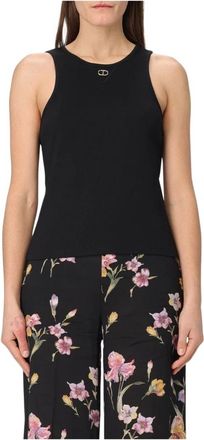 Twinset Donna, Top, Nero, M, new