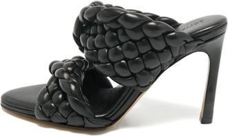 Bottega Veneta Sandali slides Intrecciato - Nero