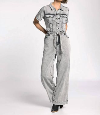 Thread & Supply Willie Jumpsuit In Black Wash