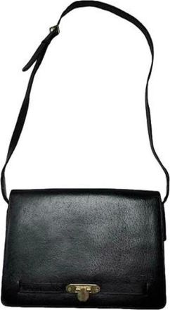 Valentino Pre-owned Cross Body Bags, female, Black, Size: ONE SIZE Pre-owned Leather Shoulder Bag