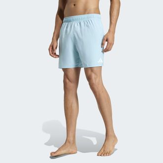 adidas Badeshorts ADIDAS PERFORMANCE ESS SH 5IN, Herren, Gr. XXL, N-Gr, icey blau, wei&szlig;, Obermaterial: 100% Polyester, Badehosen Badeshorts
