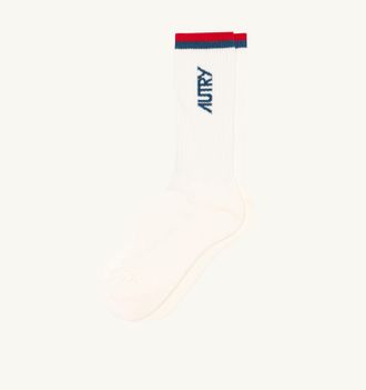 Autry JACQUARD STRIPED SOCKS WITH LOGO UNISEX