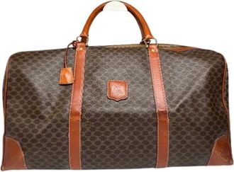 Celine Pre-owned Weekend Bags, female, Brown, Size: ONE SIZE Pre-owned Leather Weekend Bag