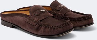 Fendi Mules Fendi Scrunch de ante
