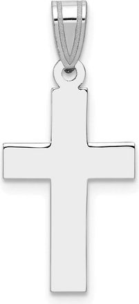Diamond2Deal 14k White Gold Cross Pendant