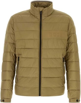 HUGO BOSS Olive Polyester Padded Jacket