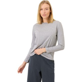 Pact Organic Cotton Softspun Essential Crewneck Long Sleeve Tee in Heather Grey at Nordstrom, Size Xx-Large