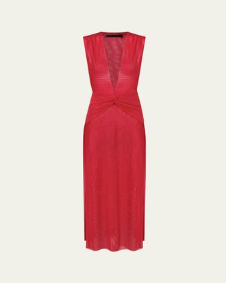 Vix Solid Cindy Maxi Dress Coverup