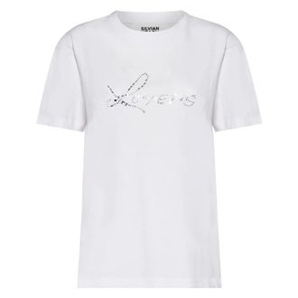 Silvian Heach T-shirt con logo iconico - - Tops - Donna - Bianco - M