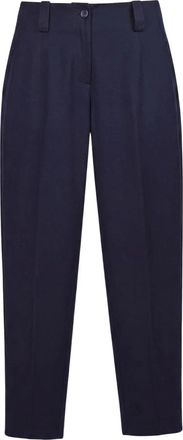Alessia Santi Rechte broeken - Dames - Straight fit broeken - Blauw - S - Broeken