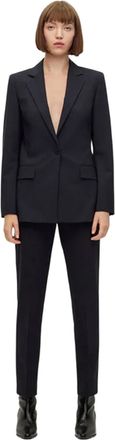 HUGO BOSS Hugo Hetana rechte broek voor dames (Donkerblauw)