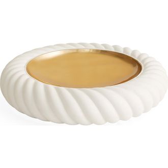 Jonathan Adler Geneva Decorative Bowl in White /Gold at Nordstrom