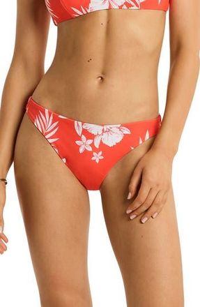 Sea Level Australia Aloha Cheeky Bikini Bottoms in Flame at Nordstrom Rack, Size 10 Us / 14 Au