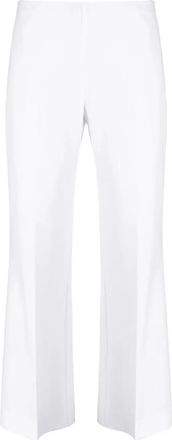 Parosh Pantaloni cropped svasati di Parosh in lana stretch