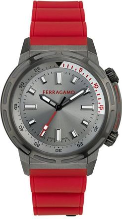 Ferragamo Sport Quartz Grey Sunray Dial Mens Watch SFJA00324