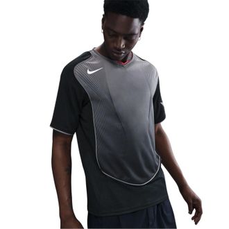 Nike Heren T90 Logo T-shirt met korte mouwen (Zwart/Grijs)