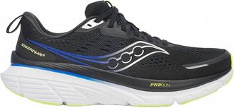 Saucony Mens Guide 18 Running Shoes In Black/lapis