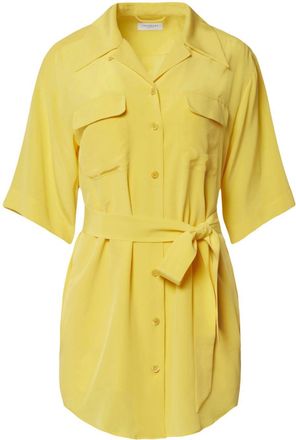 Equipment short-sleeve shirt minidress - women - Silk - S - Yellow