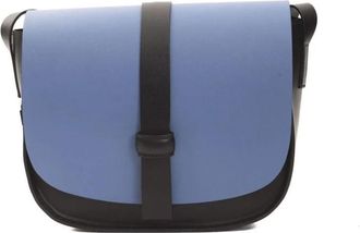 Pompei Donatella Elegante Schoudertas - Dames - Schoudertassen - Blauw - ONE Size - Leer - Tassen