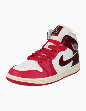 Nike Womens Nike Womens Air Jordan 1 Mid Trainers Bq6472 Shoes 119 - Red - Size: 4.5