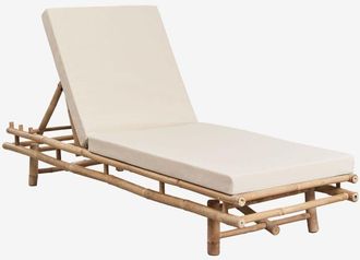 Sklum Pack De 2 Tumbonas En Bamb&uacute; Gossy Sklum