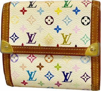 Louis Vuitton Blanc Wallet (Tri-Fold) (Pre-Owned)